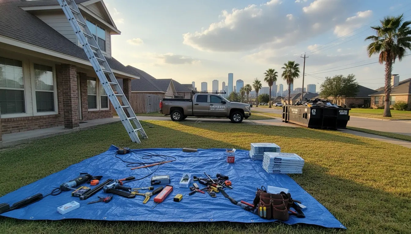 Roof on a Cinco Ranch home