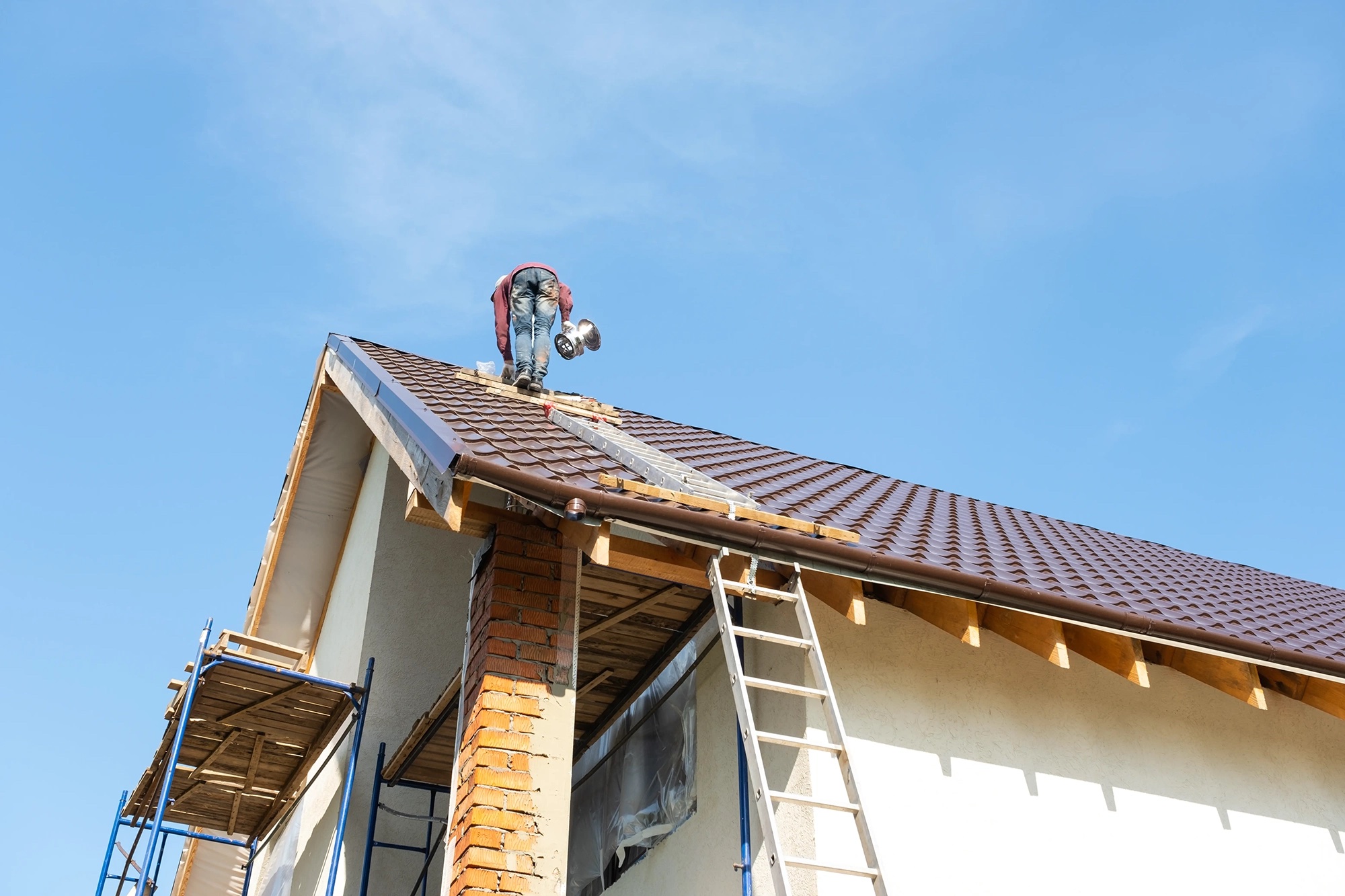 Roof on a Sienna Plantation home